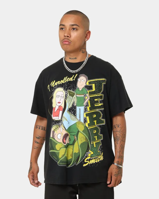 Goat Crew X Rick And Morty Jerry Vintage T-Shirt Washed Black made by Culture Kings