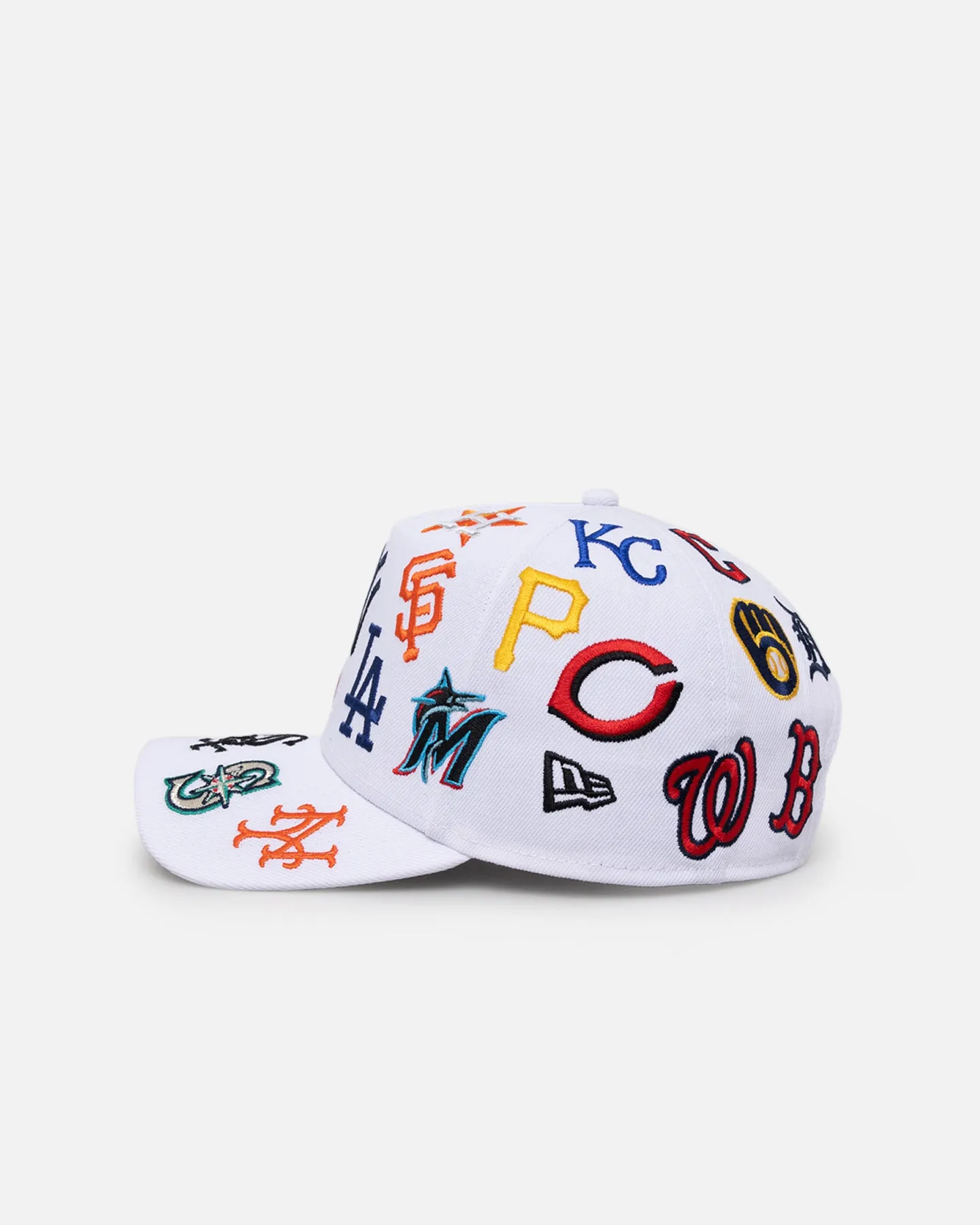 New Era MLB All Over 9FORTY A-Frame Snapback White sold by Culture Kings product image thumbnail 4