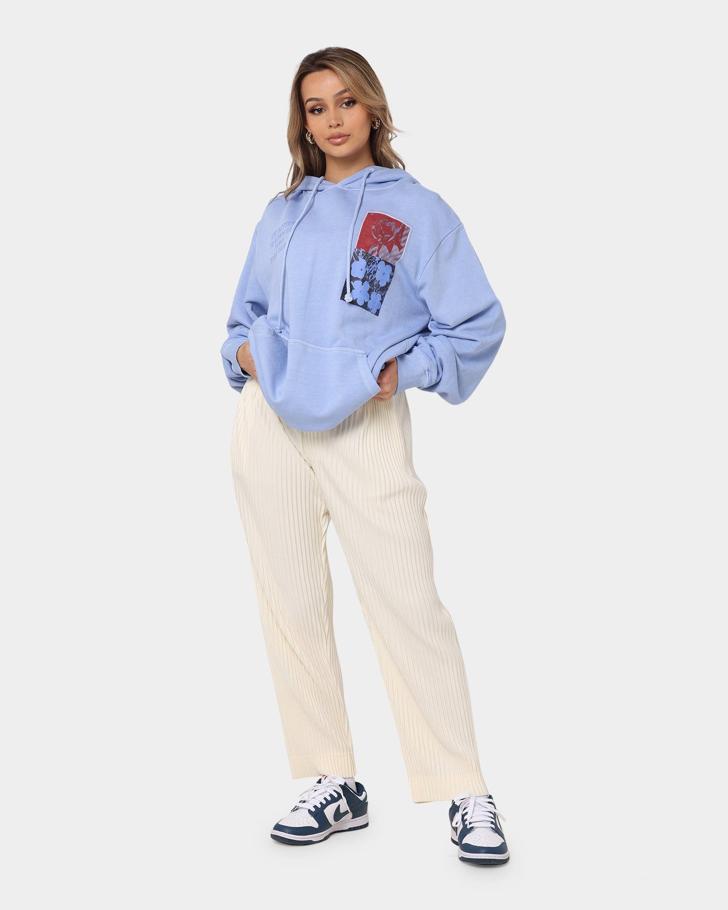 Dead Studios Flower Wave Hoodie Pale Blue sold by Culture Kings product image thumbnail 3