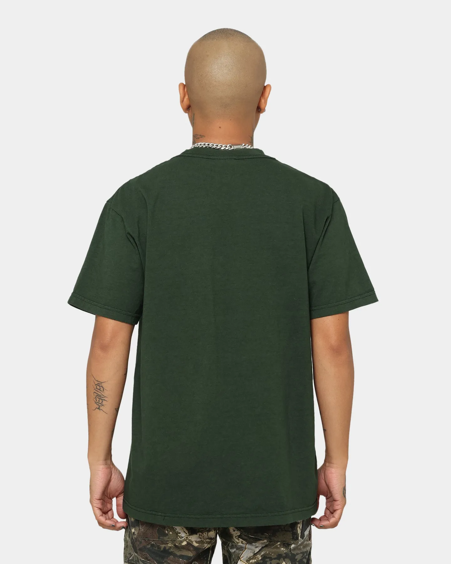 Shaka Wear Max Heavyweight Garment Dye T-Shirt Moss sold by Culture Kings product image thumbnail 4