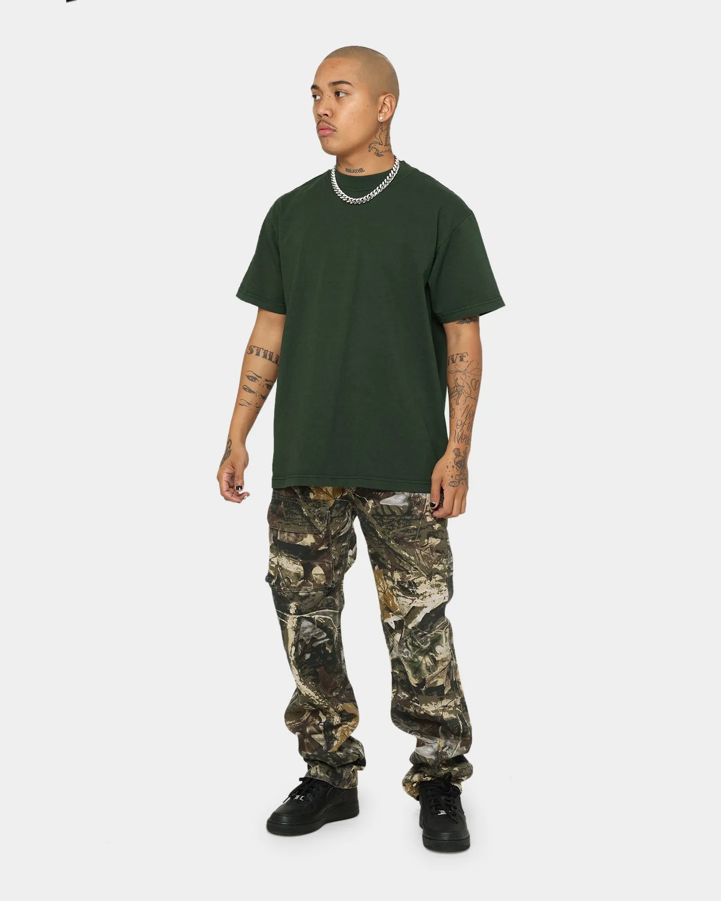 Shaka Wear Max Heavyweight Garment Dye T-Shirt Moss sold by Culture Kings product image thumbnail 2