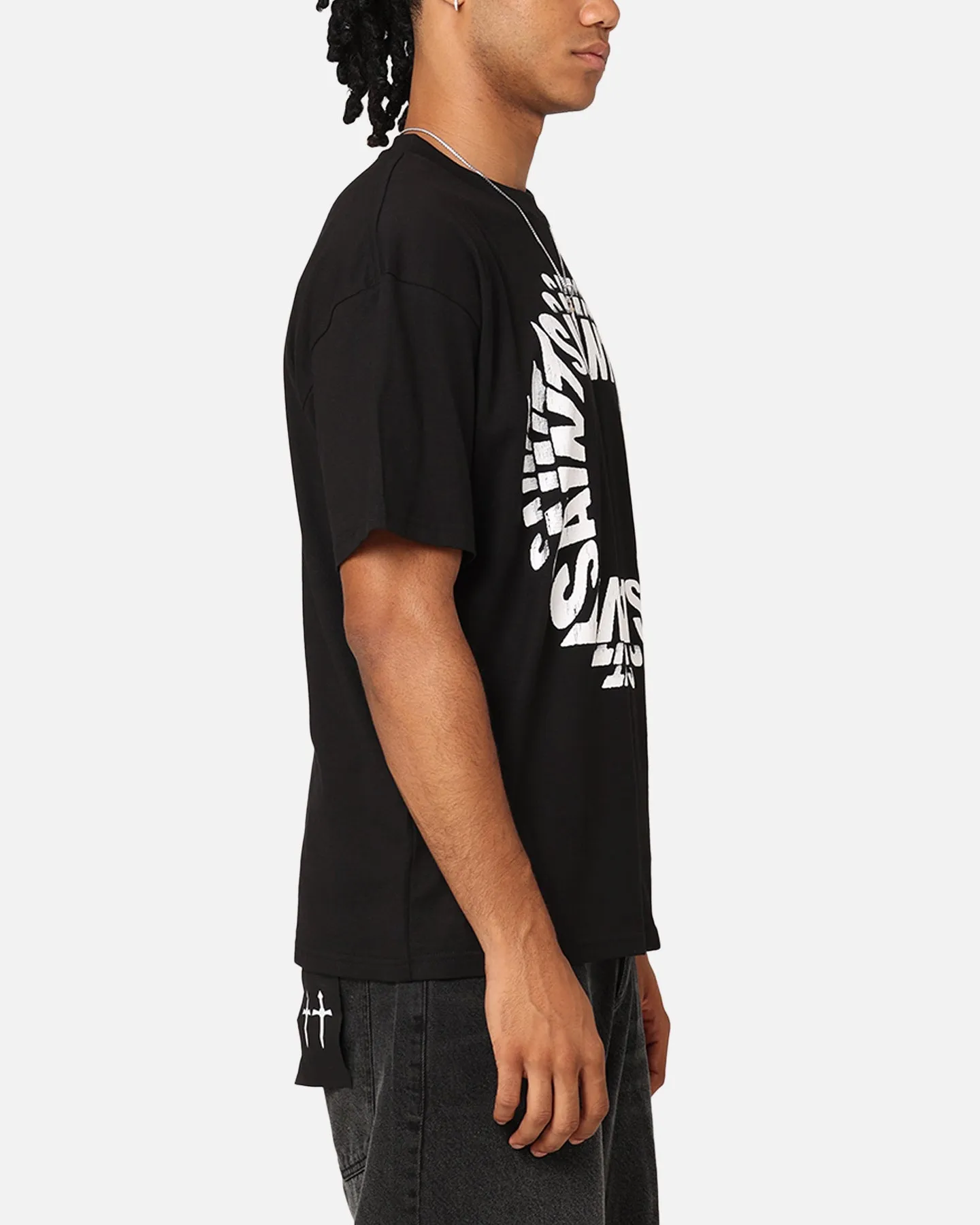 Saint Morta Rave Drop Shoulder T-Shirt Black sold by Culture Kings product image thumbnail 4