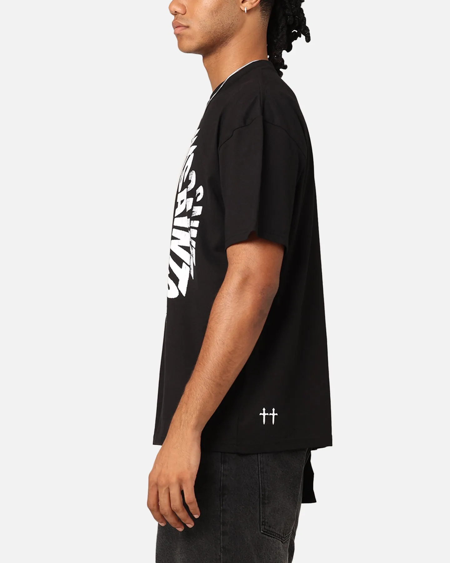Saint Morta Rave Drop Shoulder T-Shirt Black sold by Culture Kings product image thumbnail 5