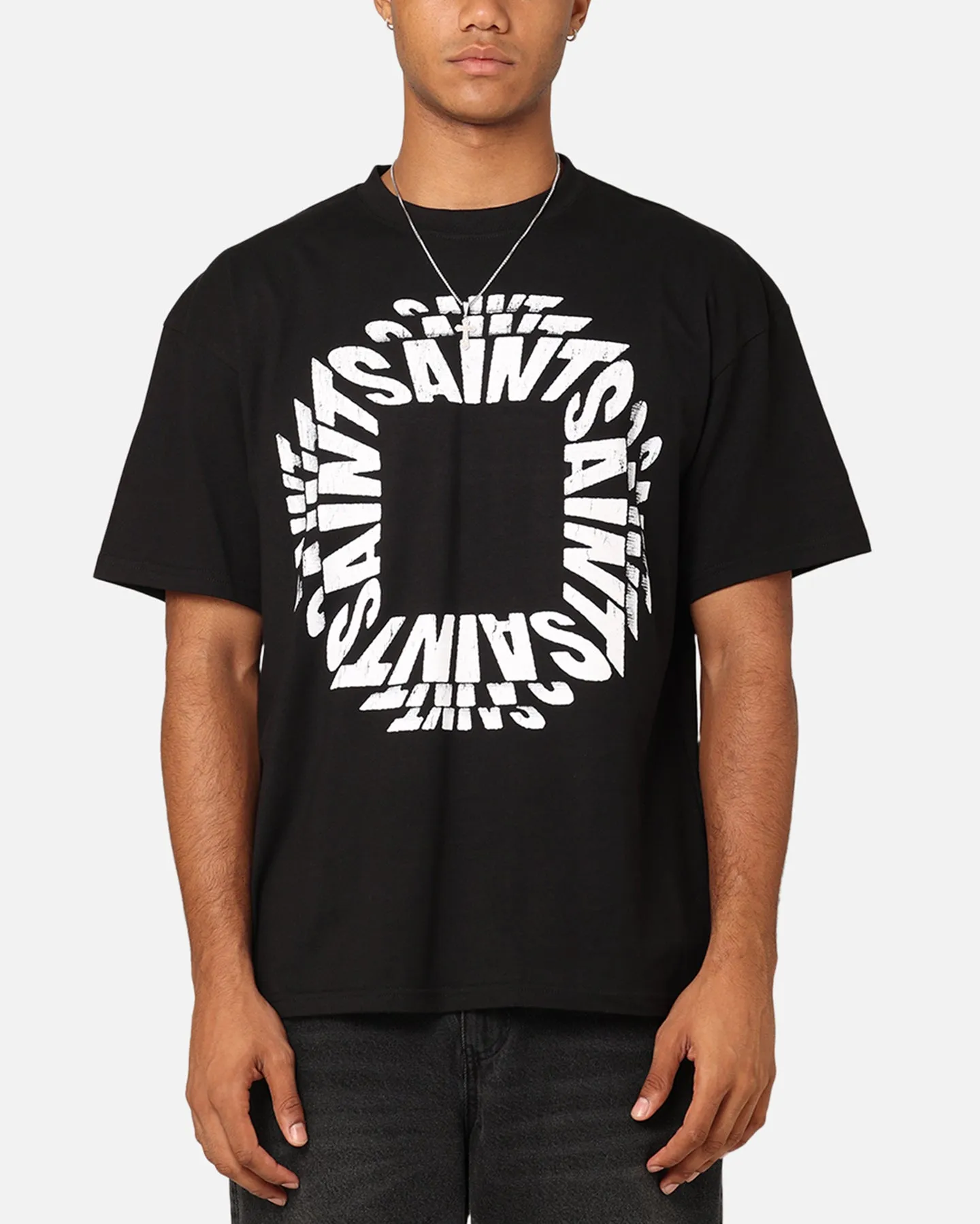 Saint Morta Rave Drop Shoulder T-Shirt Black sold by Culture Kings