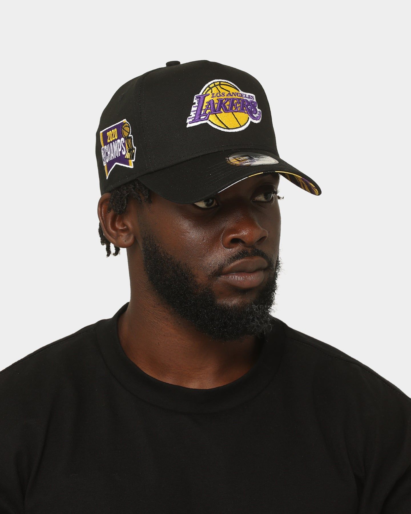 New Era Los Angeles Lakers 'Camo Underbrim' 9FORTY K-Frame Snapback Black sold by Culture Kings product image thumbnail 2