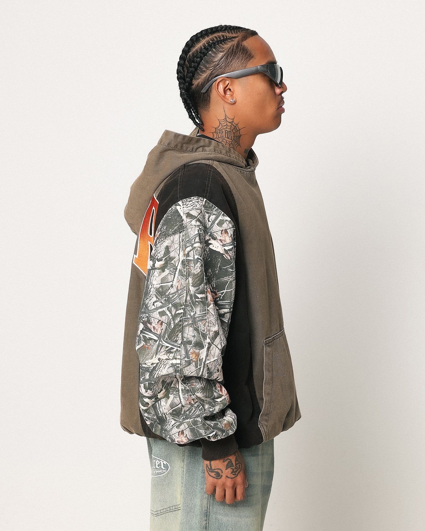 Loiter Splinter Hoodie Black/Camo sold by Culture Kings product image thumbnail 8