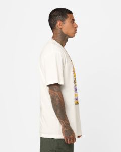 Mitchell & Ness Los Angeles Lakers 2000 World Champions T-Shirt Vintage White sold by Culture Kings