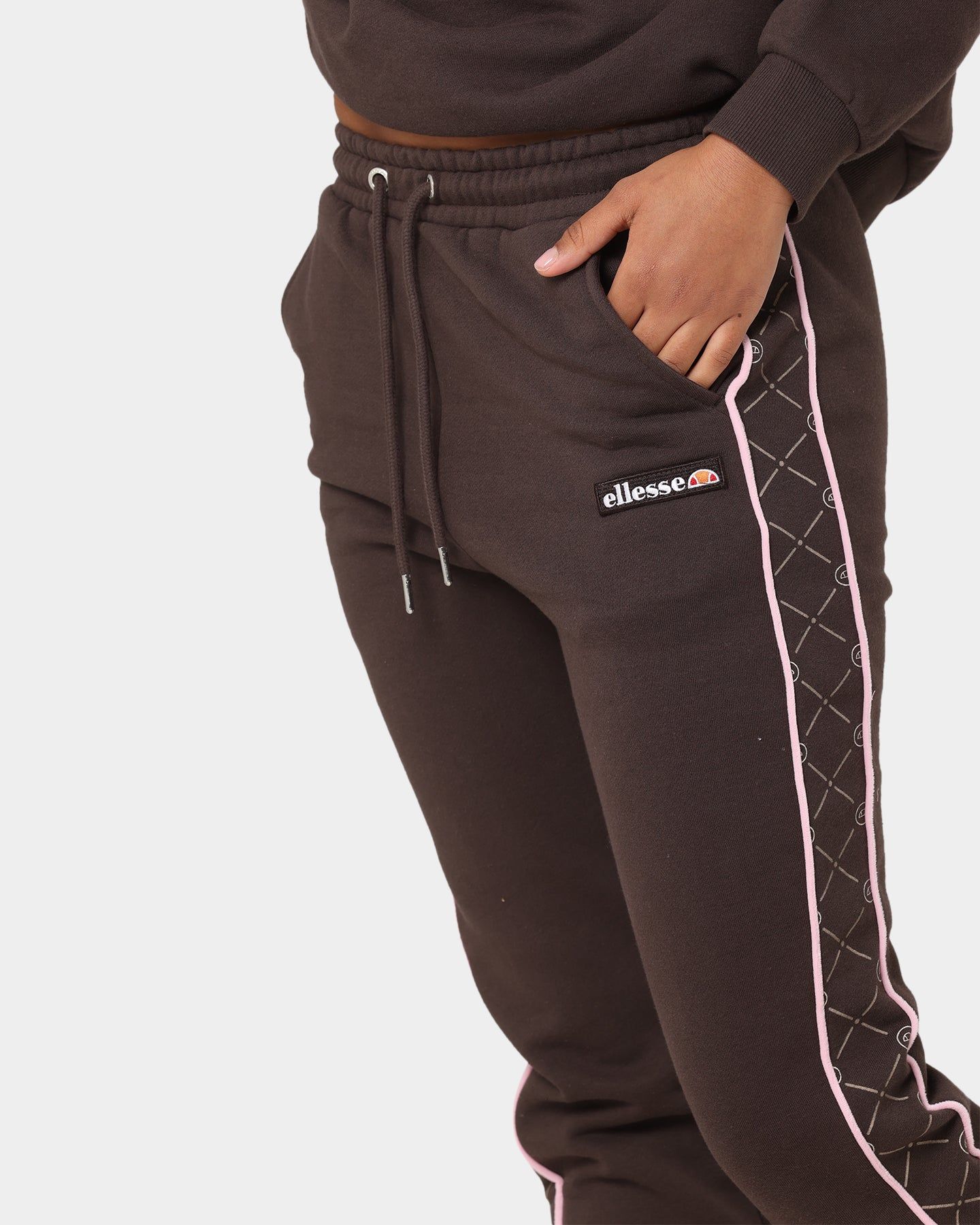 Ellesse Women's Delfinia Jog Pants Brown sold by Culture Kings product image thumbnail 4