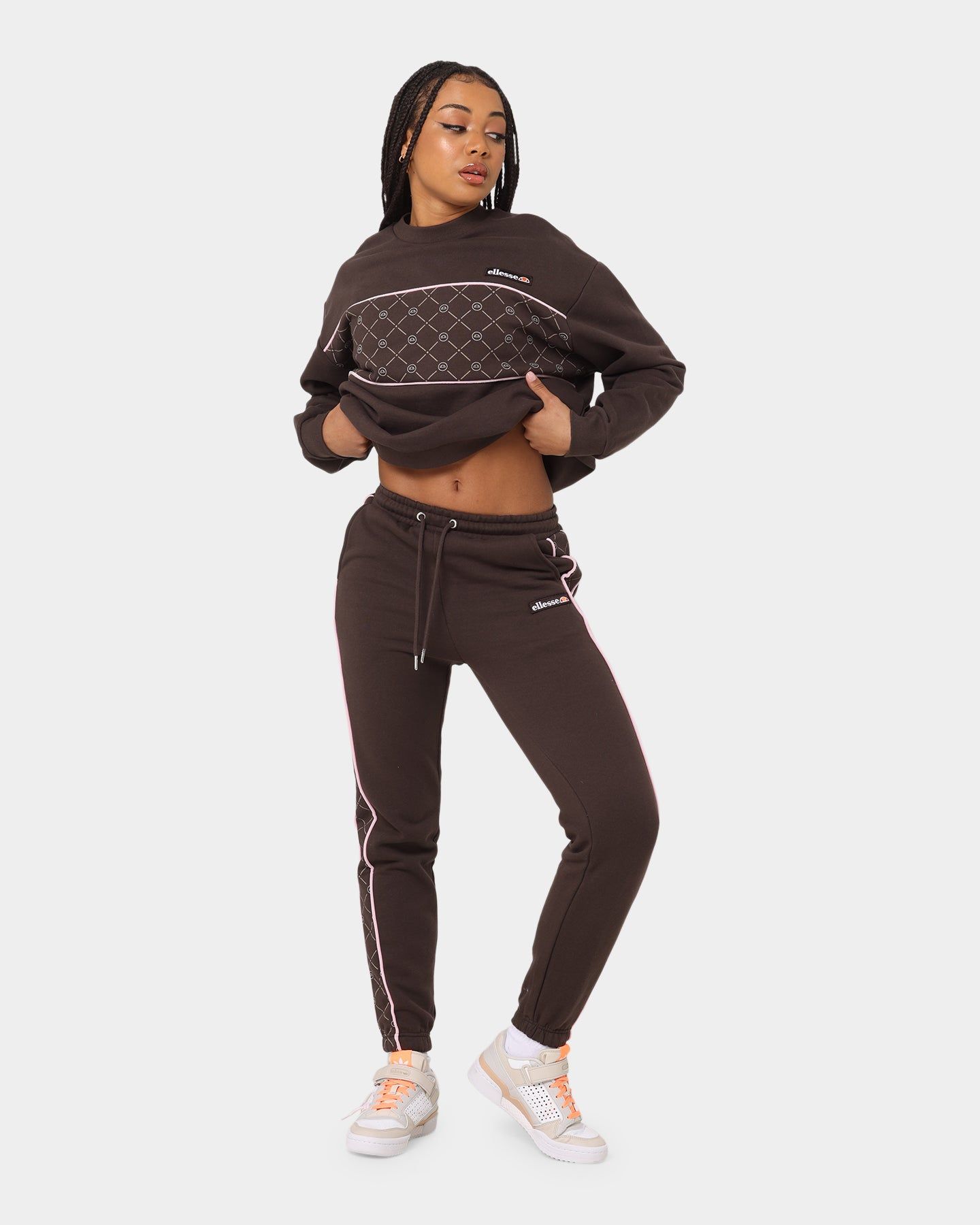 Ellesse Women's Delfinia Jog Pants Brown sold by Culture Kings product image thumbnail 2