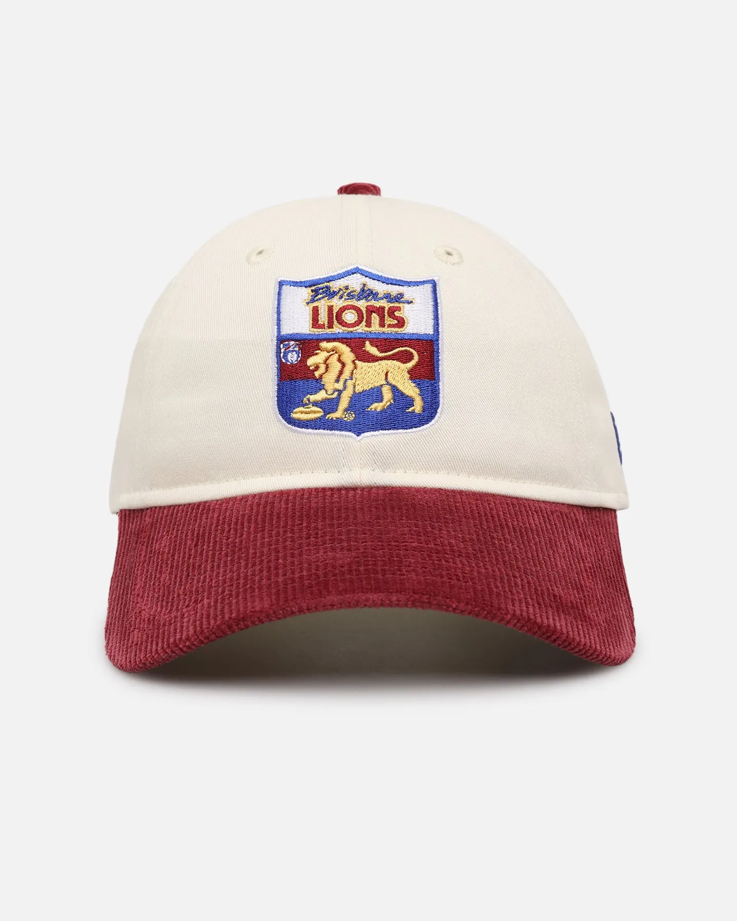 New Era Brisbane Lions 9TWENTY Strapback Chrome White sold by Culture Kings