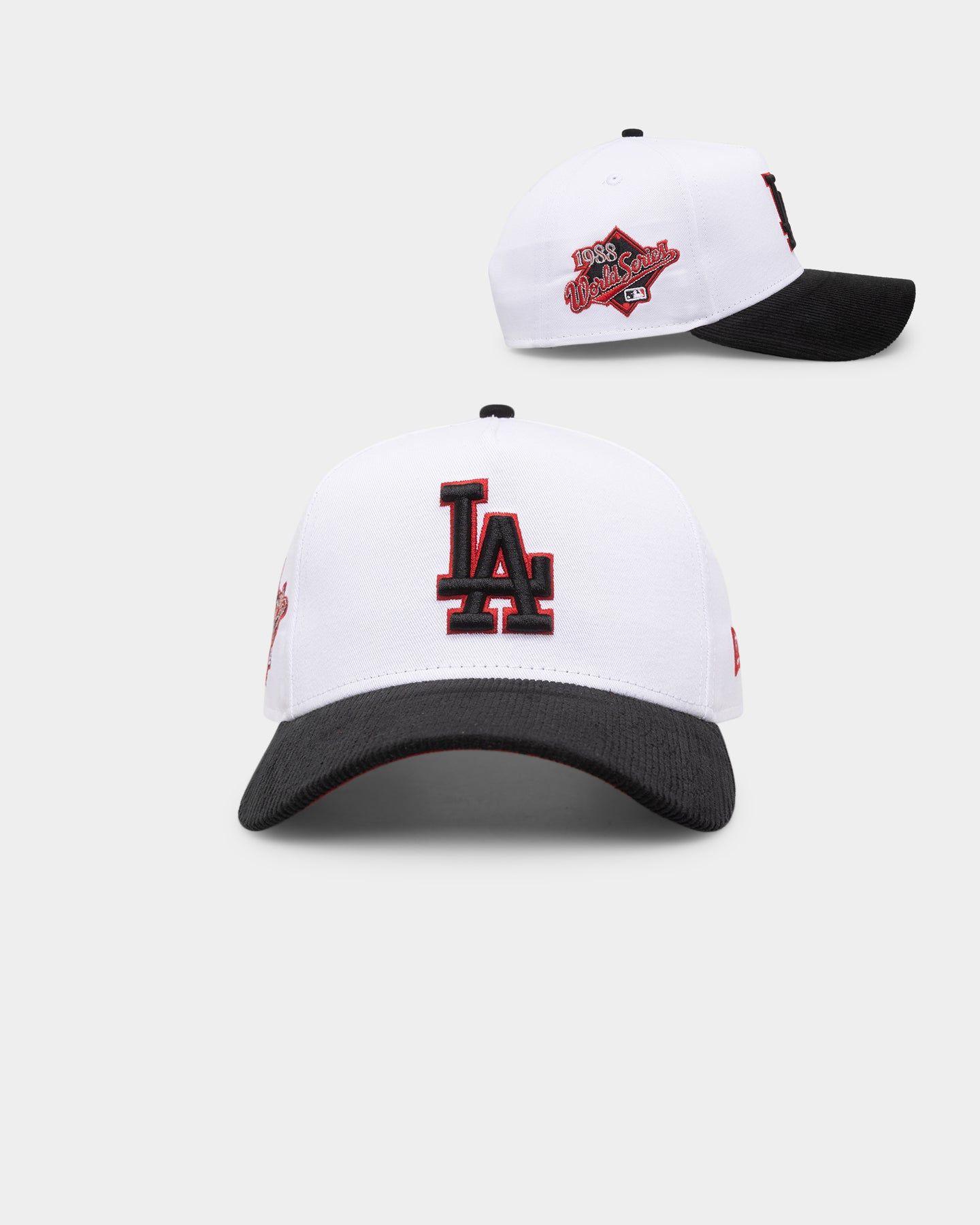 New Era Los Angeles Dodgers 'Fire Red' 9FORTY A-Frame Snapback White/Black sold by Culture Kings