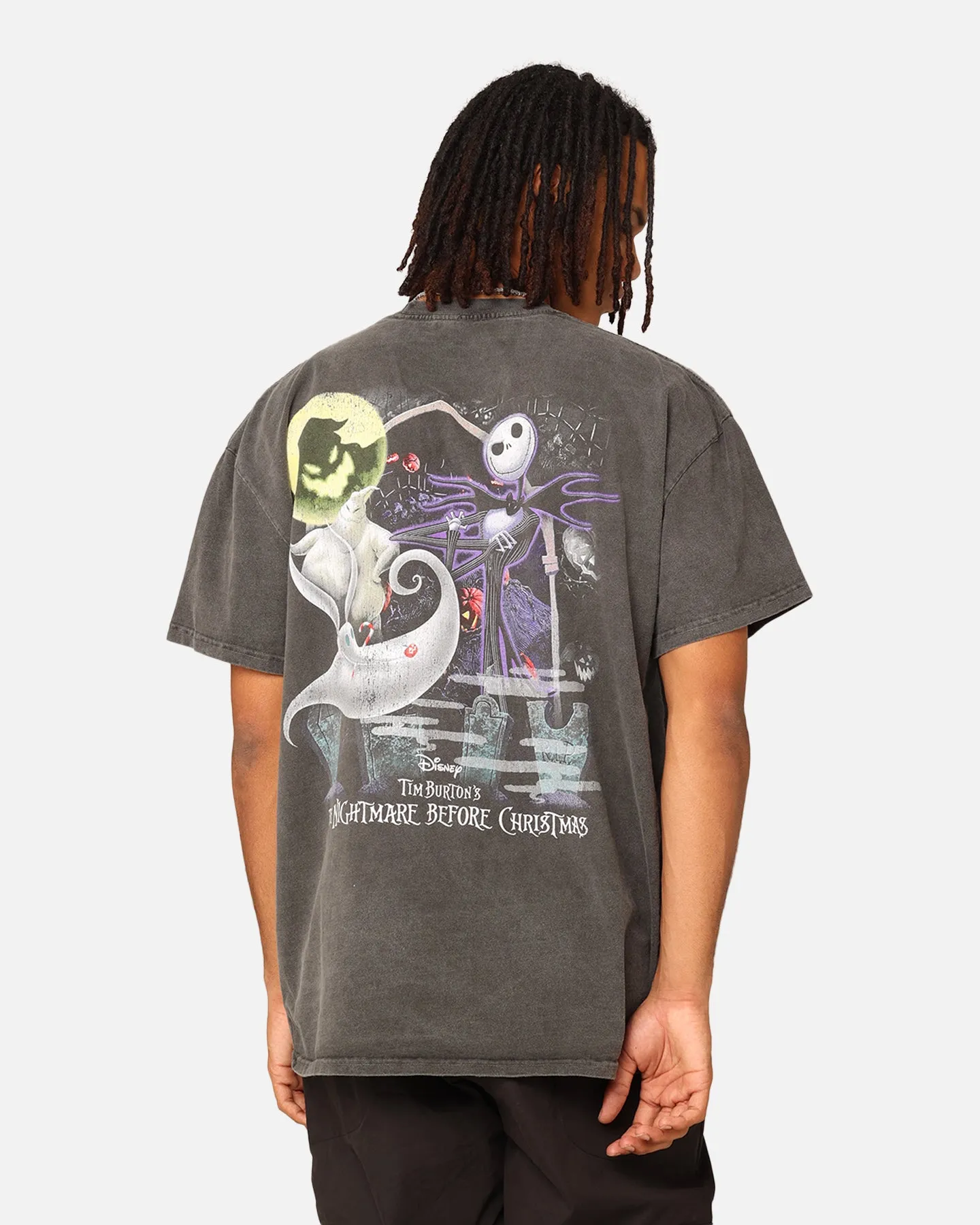 Goat Crew X The Nightmare Before Christmas Group Heavyweight Vintage T-Shirt Black Wash sold by Culture Kings product image thumbnail 2
