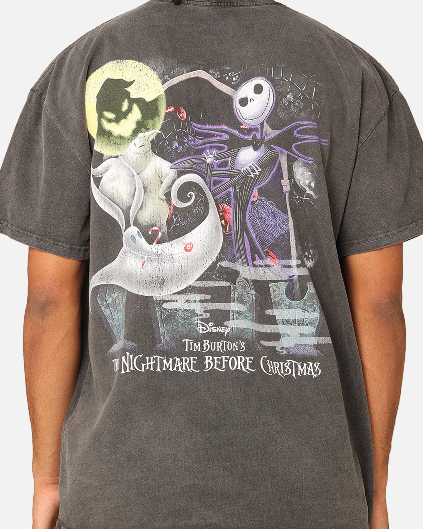 Goat Crew X The Nightmare Before Christmas Group Heavyweight Vintage T-Shirt Black Wash sold by Culture Kings product image thumbnail 5