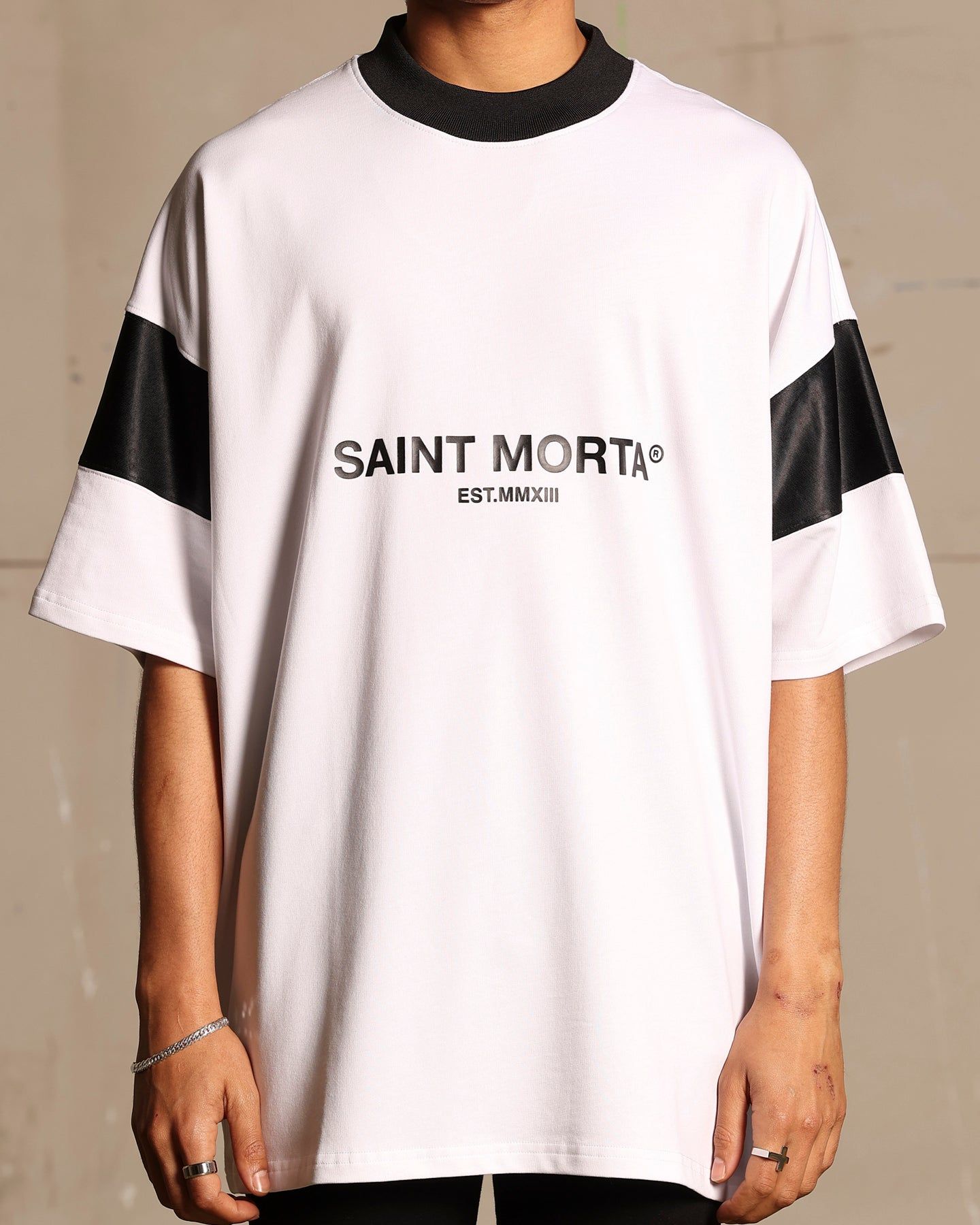 Saint Morta Box Panel T-Shirt White sold by Culture Kings product image thumbnail 4