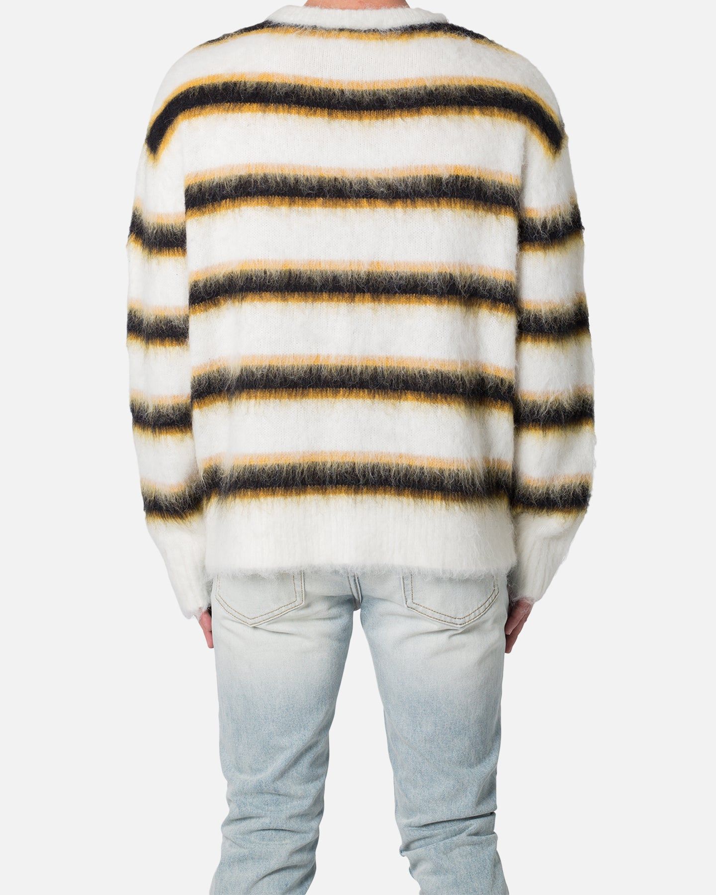 MNML Striped Mohair Sweater White sold by Culture Kings product image thumbnail 4