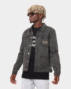 Last Kings Boxed Denim Jacket Black sold by Culture Kings