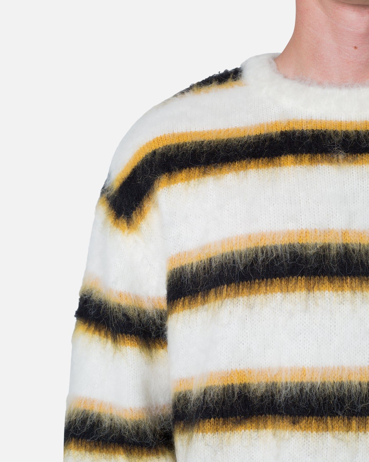 MNML Striped Mohair Sweater White sold by Culture Kings product image thumbnail 5