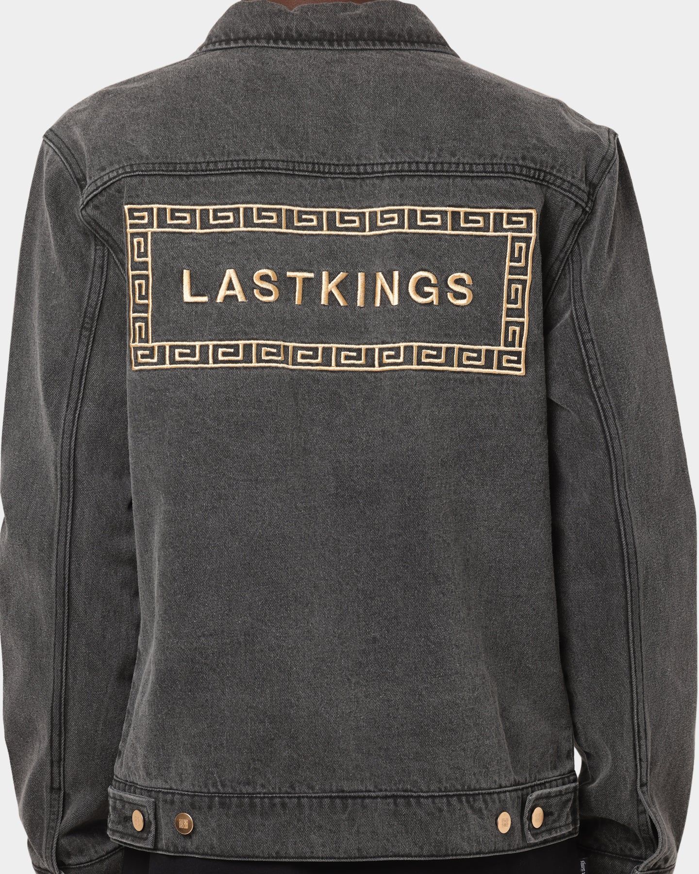 Last Kings Boxed Denim Jacket Black sold by Culture Kings product image thumbnail 5