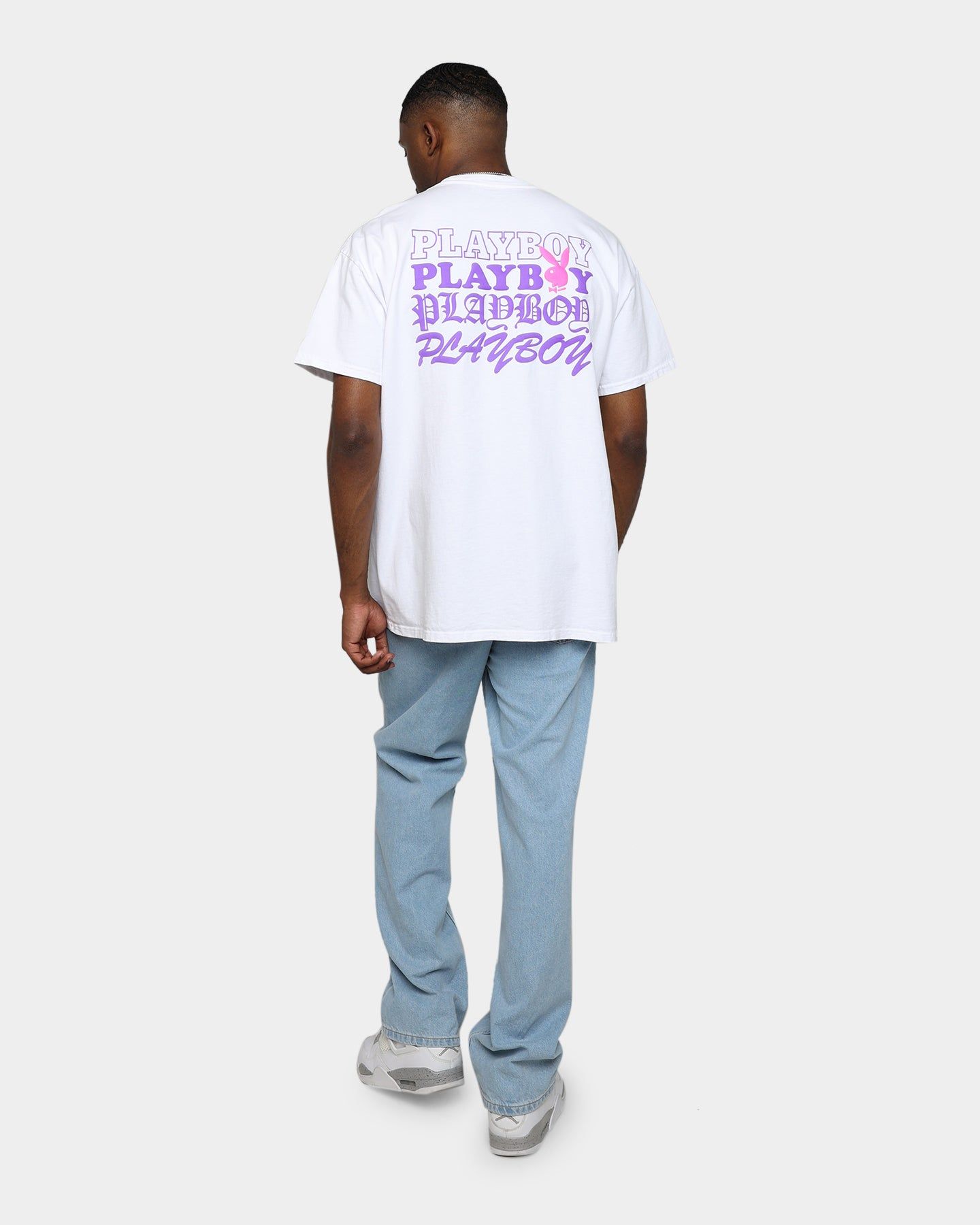 Playboy By CK Stacked T-Shirt White sold by Culture Kings product image thumbnail 3