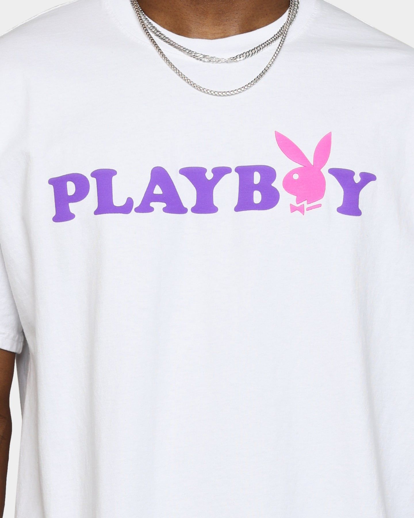 Playboy By CK Stacked T-Shirt White sold by Culture Kings product image thumbnail 4