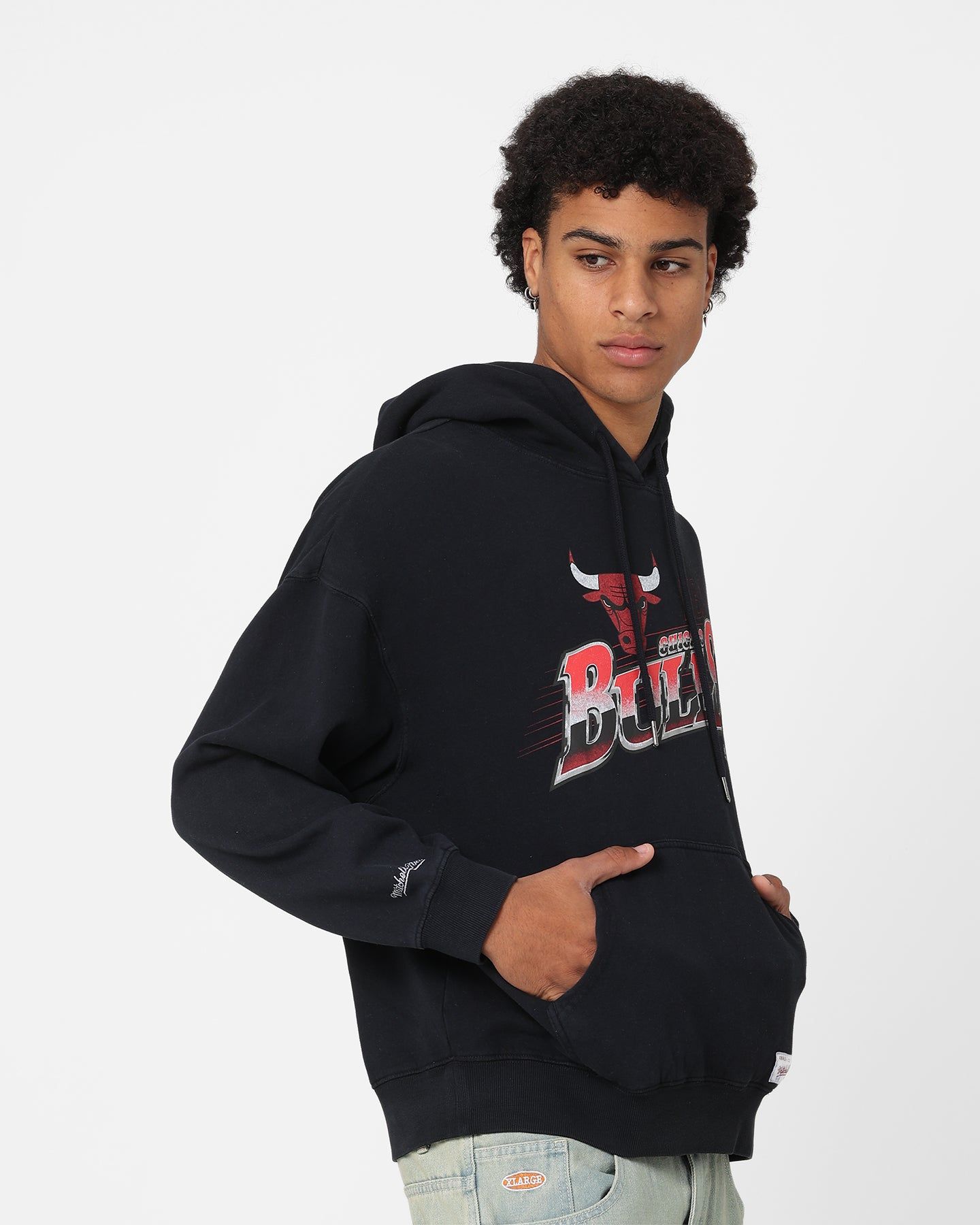 Mitchell & Ness Chicago Bulls Last Second Shot Hoodie Faded Black sold by Culture Kings product image thumbnail 5