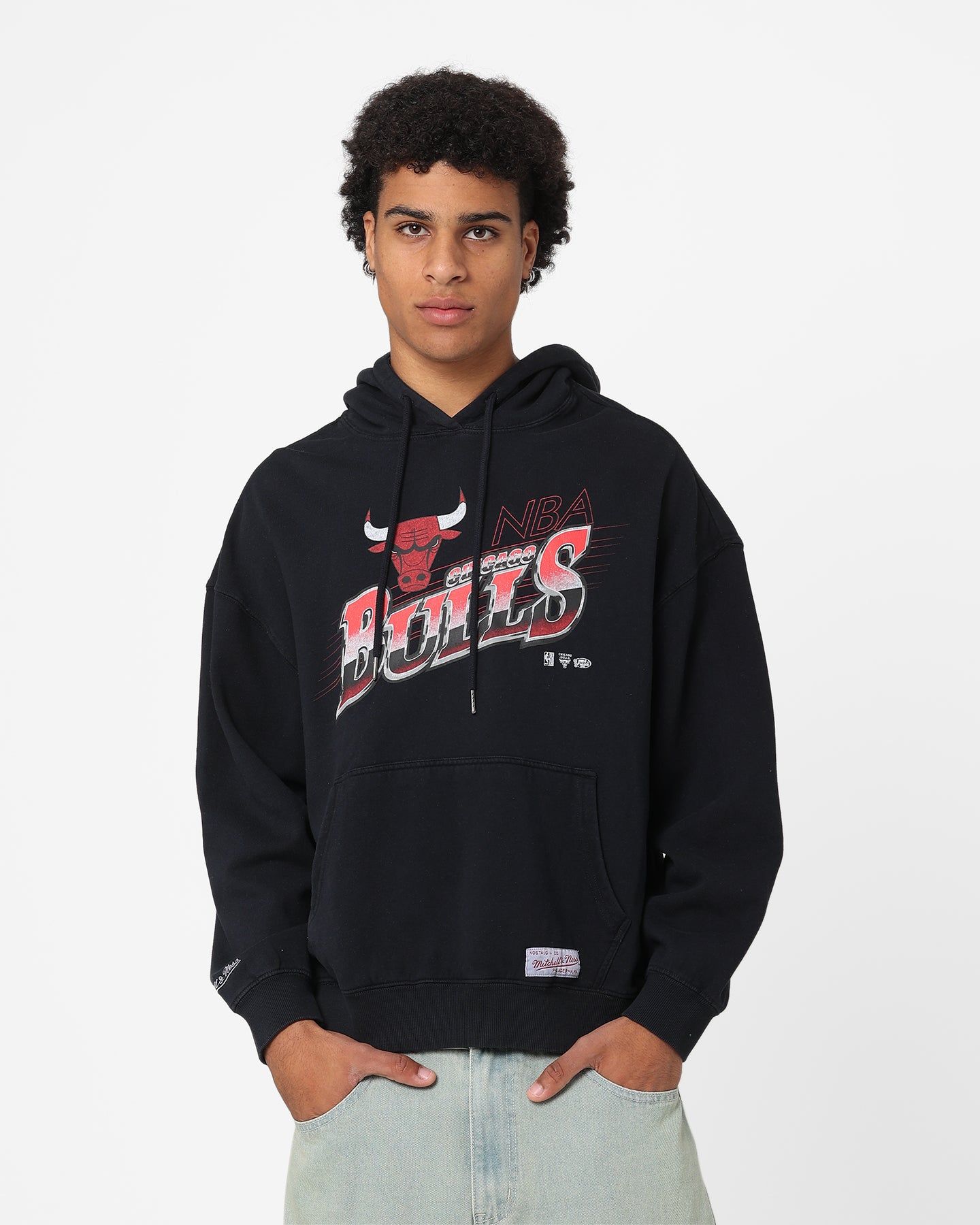 Mitchell & Ness Chicago Bulls Last Second Shot Hoodie Faded Black sold by Culture Kings