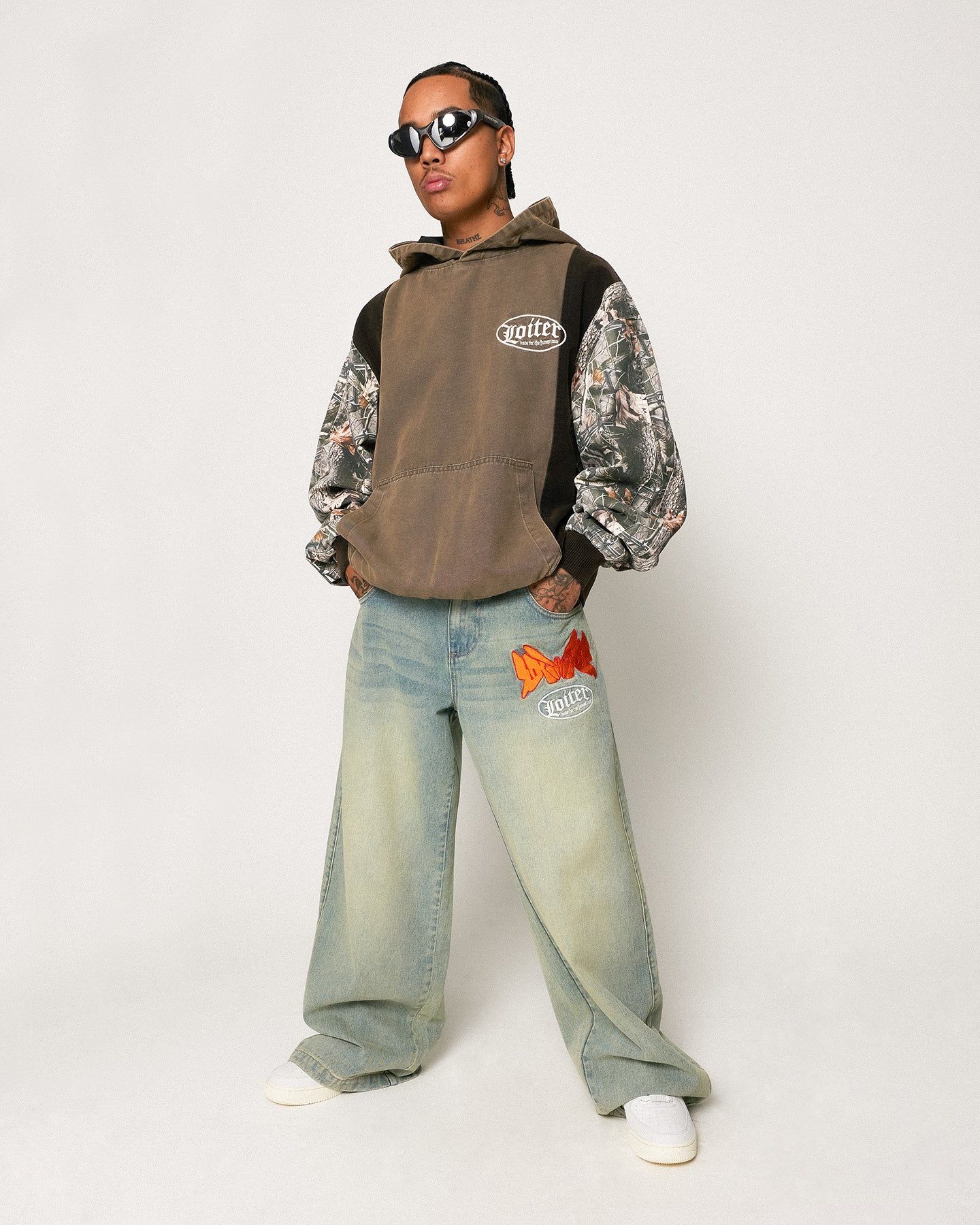 Loiter Splinter Hoodie Khaki/Camo sold by Culture Kings product image thumbnail 2