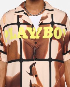 Playboy by Culture Kings Frames Party Shirt Multi sold by Culture Kings
