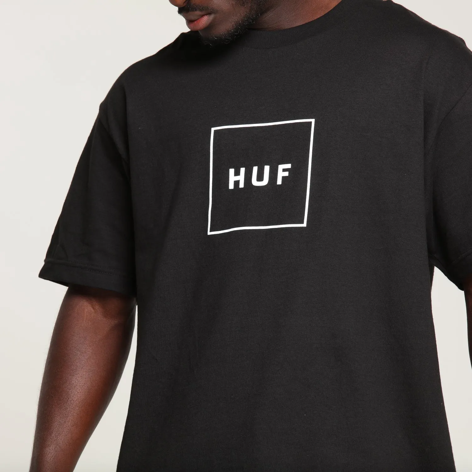 Huf Box Logo Tee Black sold by Culture Kings product image thumbnail 3