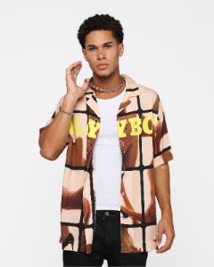 Playboy by Culture Kings Frames Party Shirt Multi sold by Culture Kings