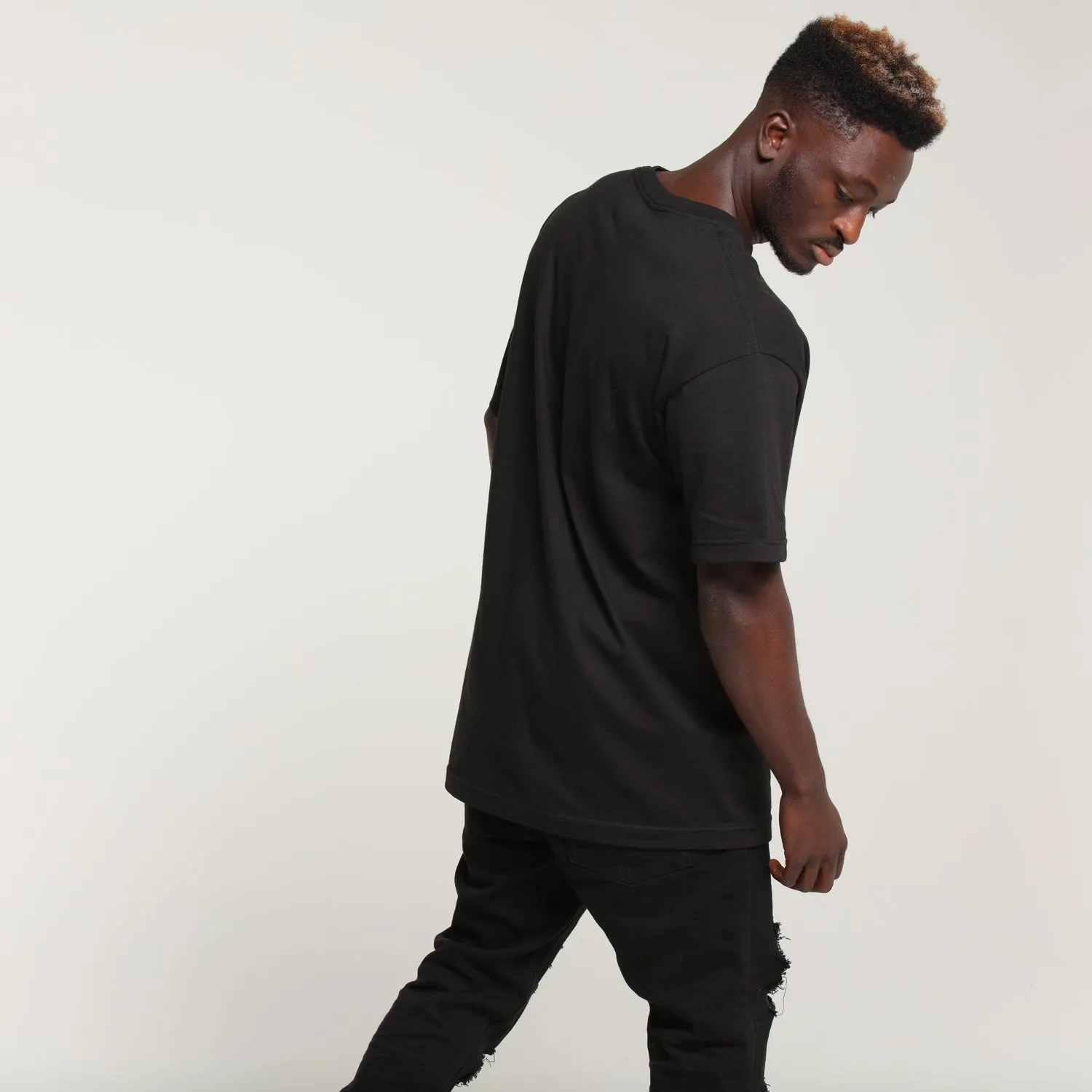 Huf Box Logo Tee Black sold by Culture Kings product image thumbnail 4