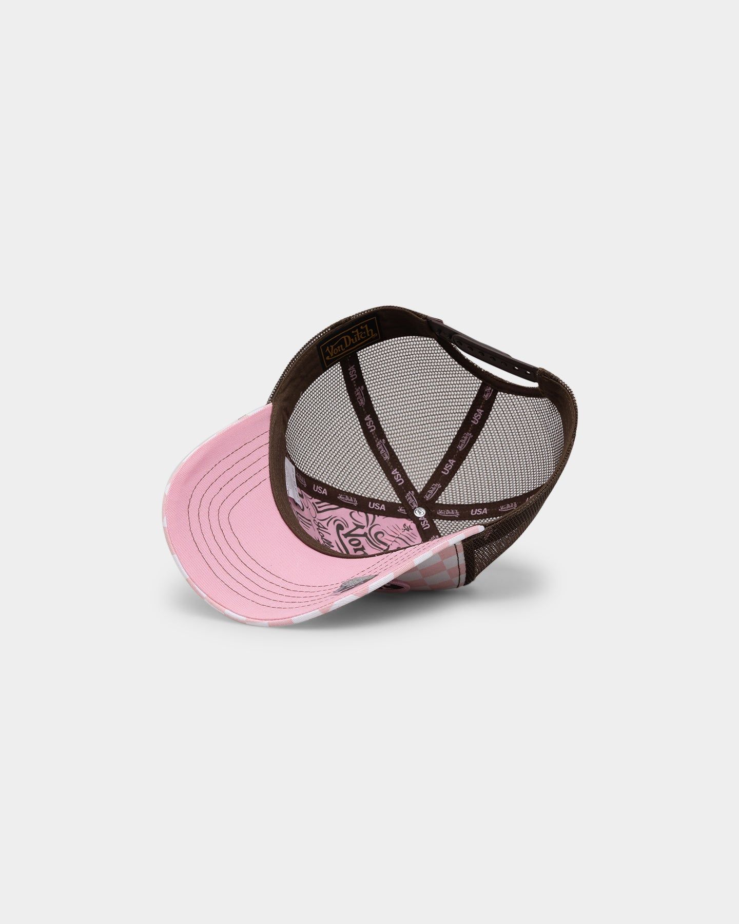 Von Dutch Pink White Checker Trucker Pink/White Checker sold by Culture Kings product image thumbnail 6