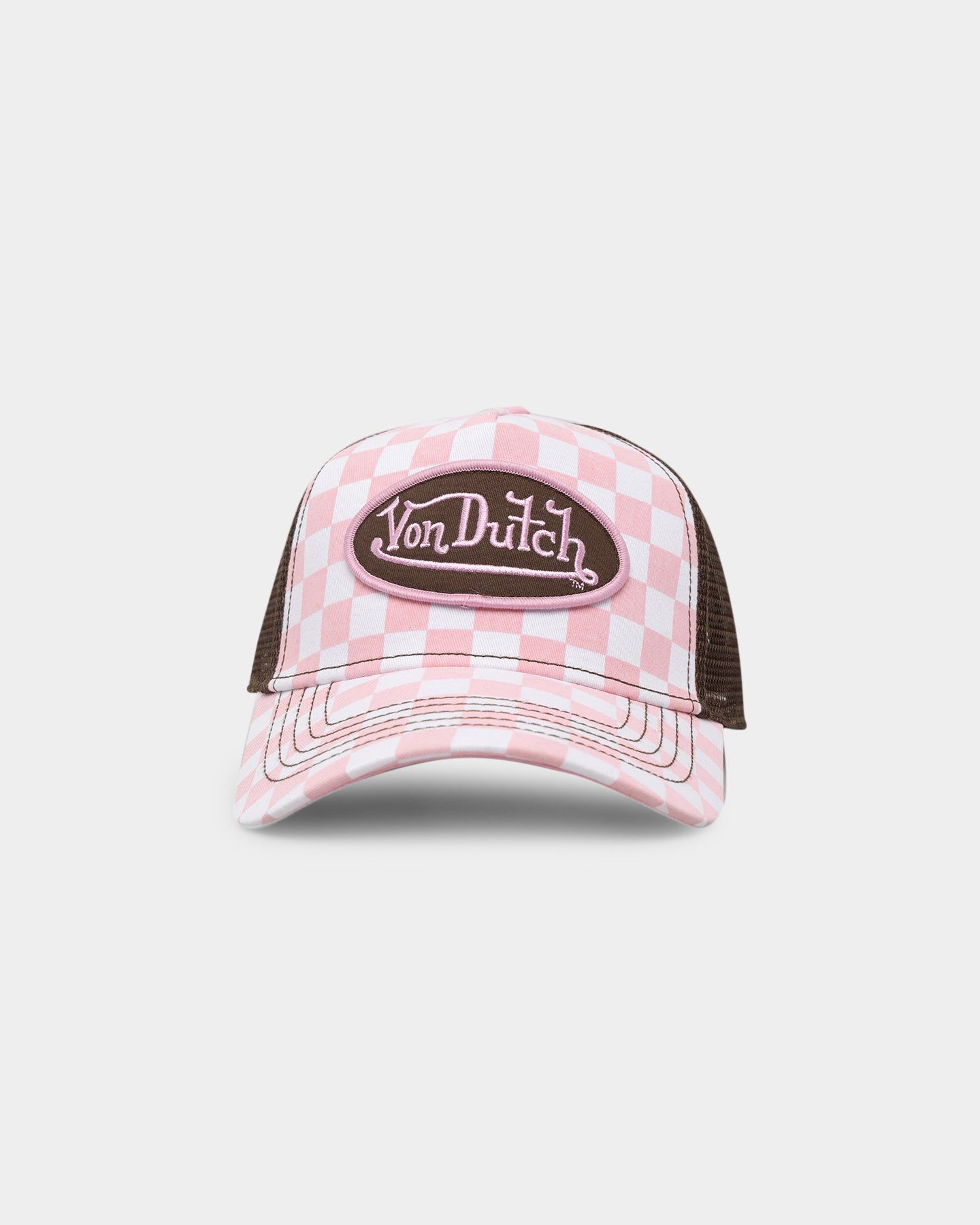 Von Dutch Pink White Checker Trucker Pink/White Checker sold by Culture Kings