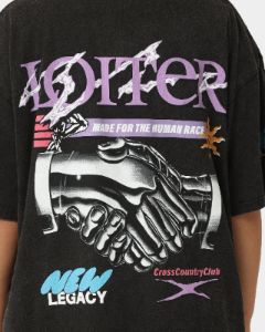 Loiter New Legacy Vintage T-Shirt Vintage Black sold by Culture Kings