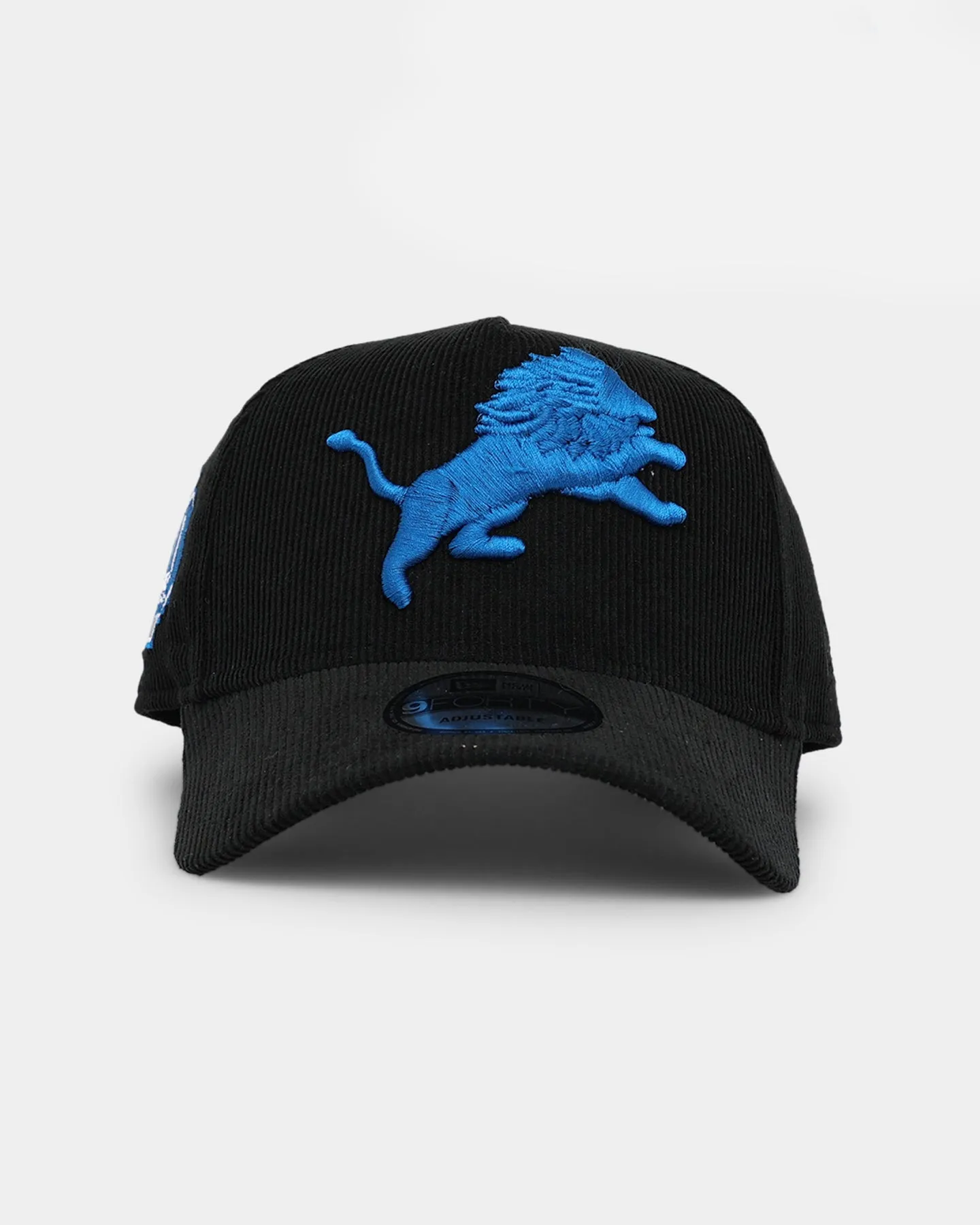 New Era Detroit Lions 'NFL Season' Corduroy 9FORTY A-Frame Snapback Black/OTC sold by Culture Kings