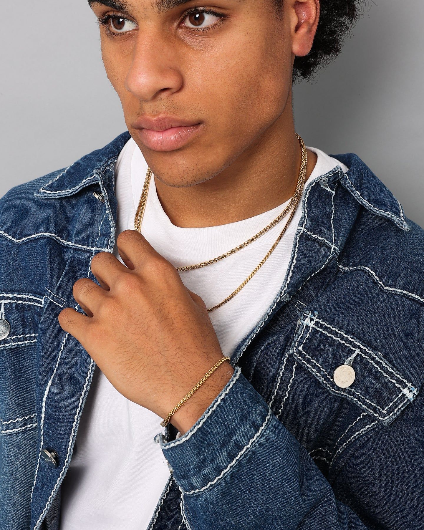 NXS Wheat Bracelet Gold sold by Culture Kings product image thumbnail 3