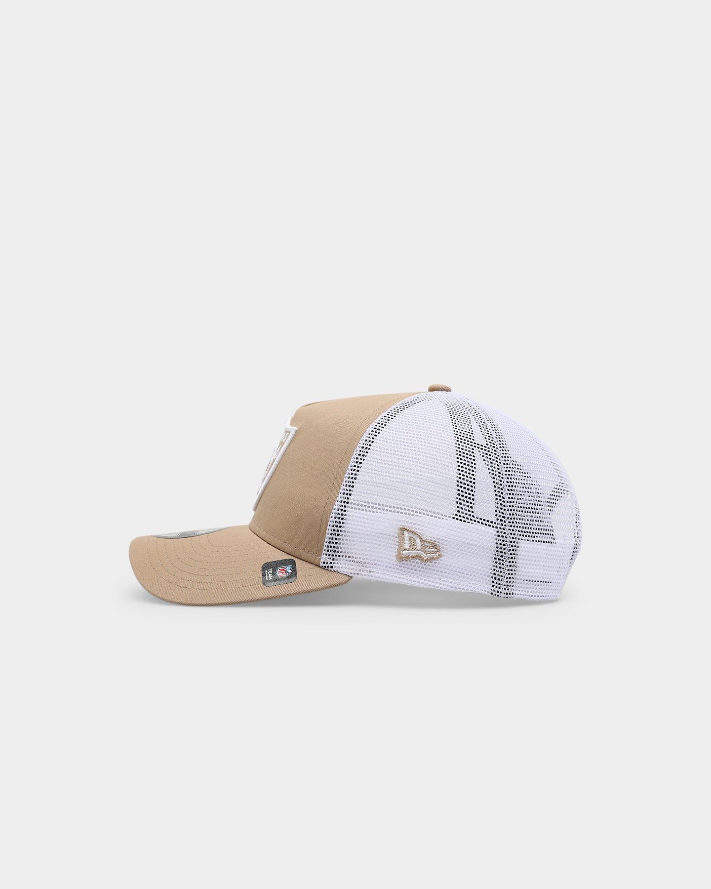 New Era Las Vegas Raiders 'Summer Essential' 9FORTY A-Frame Trucker Tumbleweed/White sold by Culture Kings product image thumbnail 4