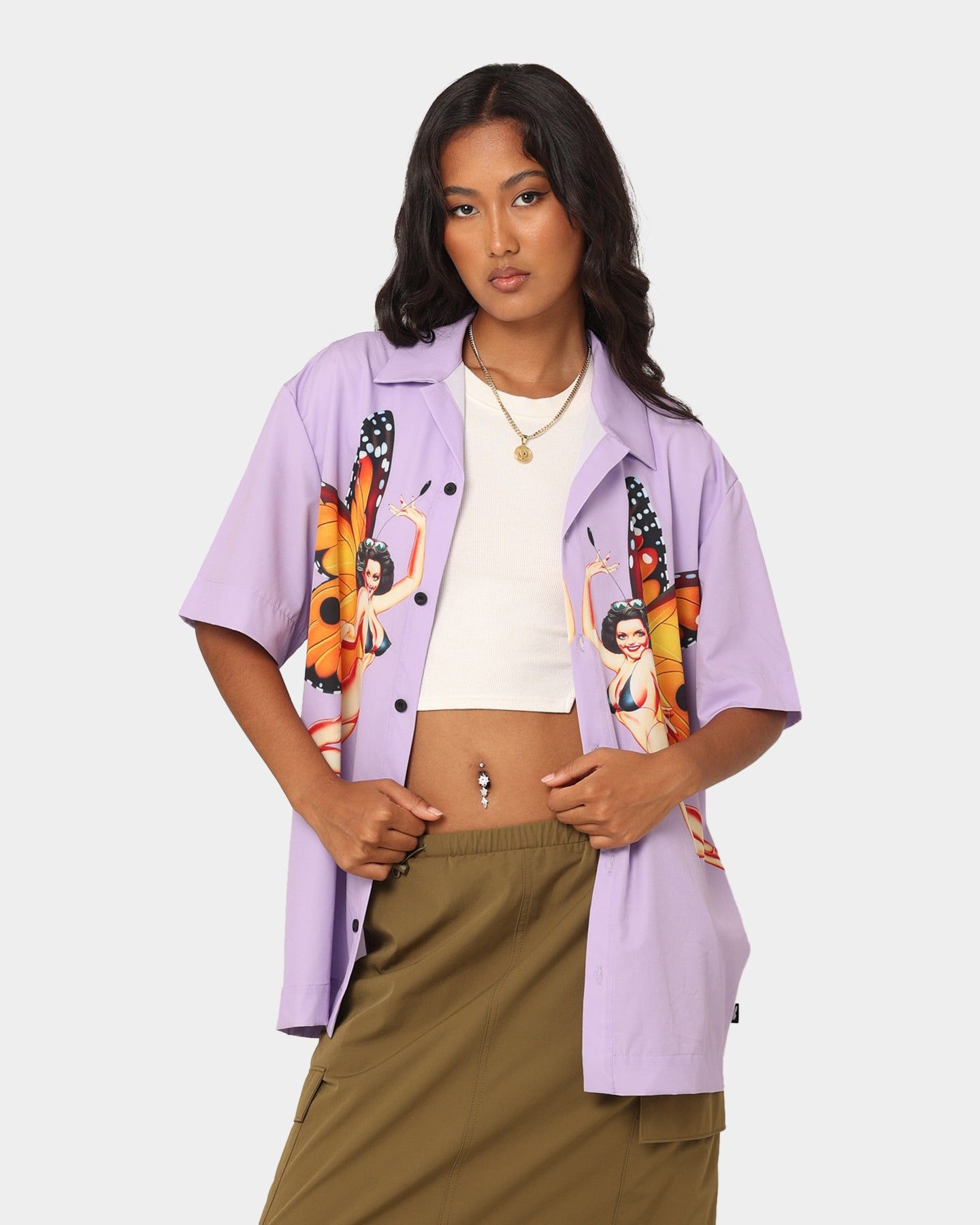 Playboy By CK Butterfly Party Shirt Purple sold by Culture Kings product image thumbnail 2