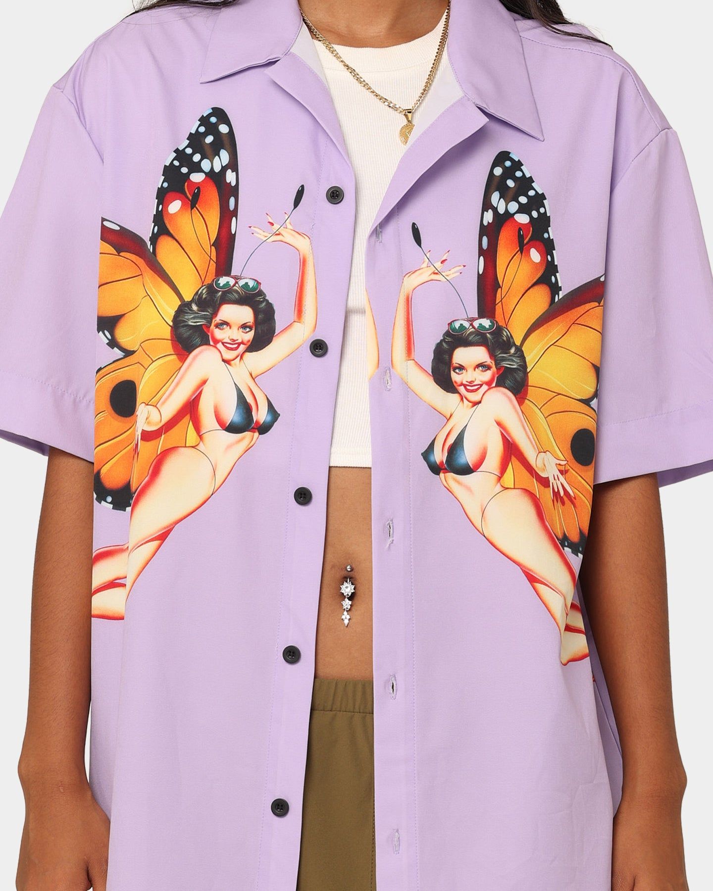 Playboy By CK Butterfly Party Shirt Purple sold by Culture Kings product image thumbnail 6