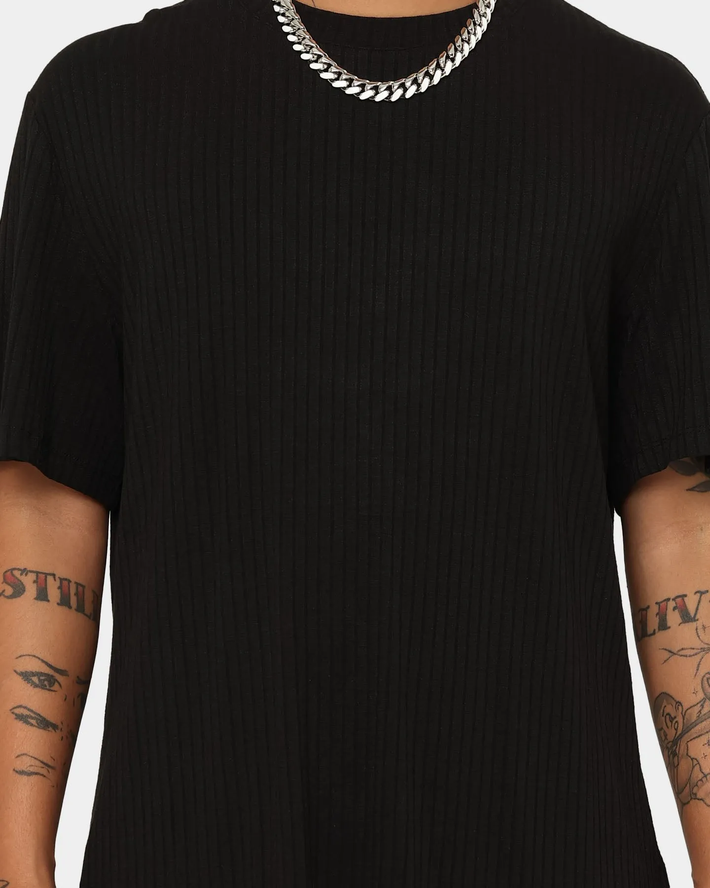 XXIII Malik Knit T-Shirt Black sold by Culture Kings product image thumbnail 3