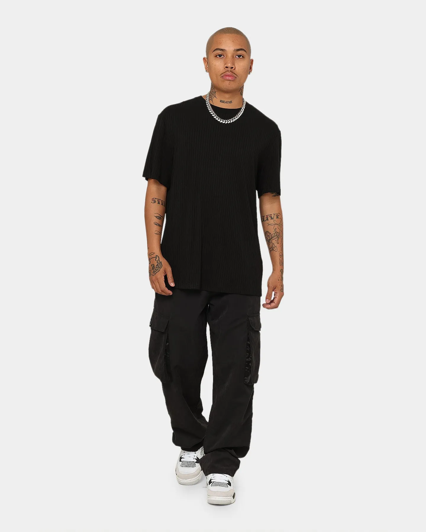XXIII Malik Knit T-Shirt Black sold by Culture Kings product image thumbnail 2