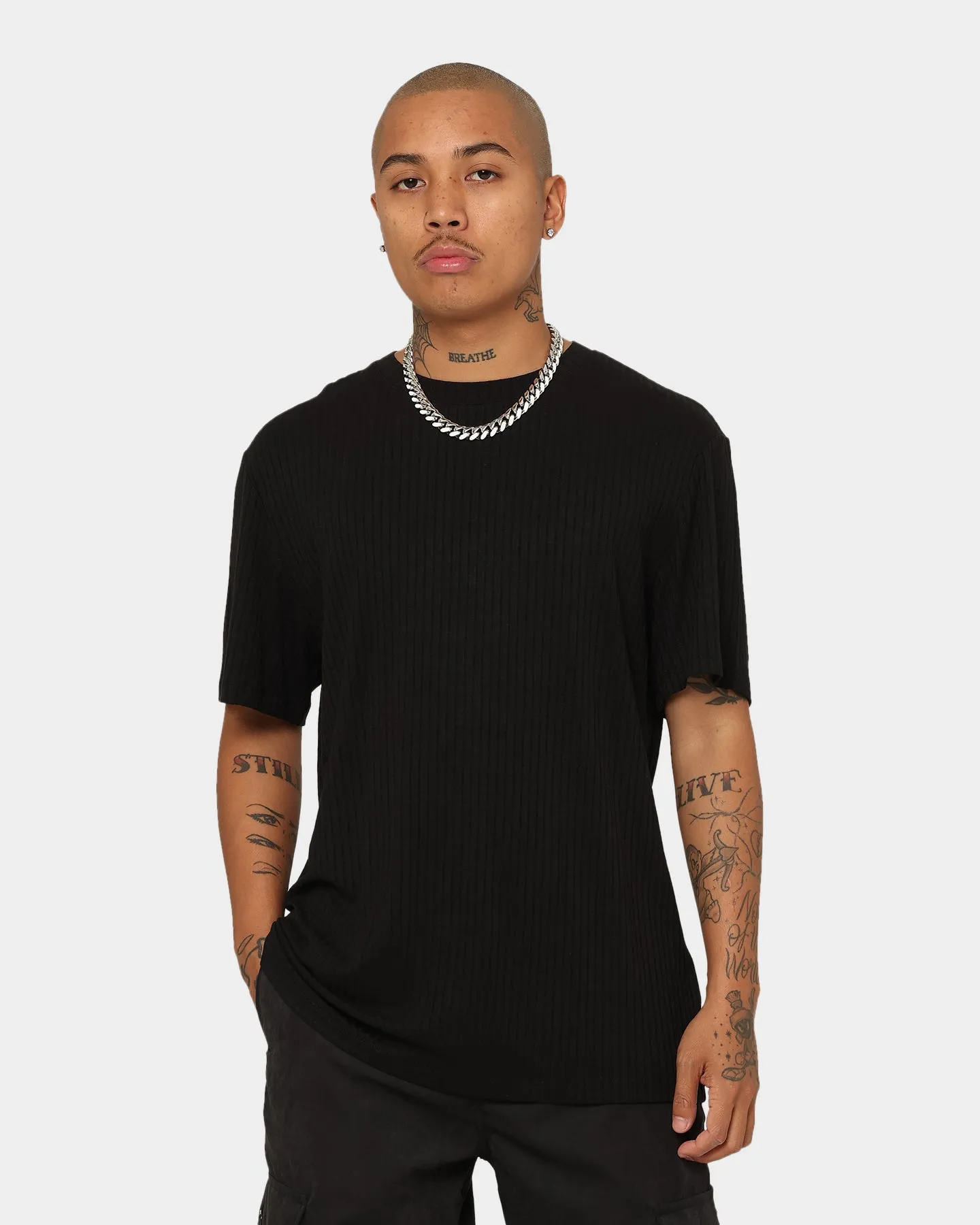 XXIII Malik Knit T-Shirt Black sold by Culture Kings