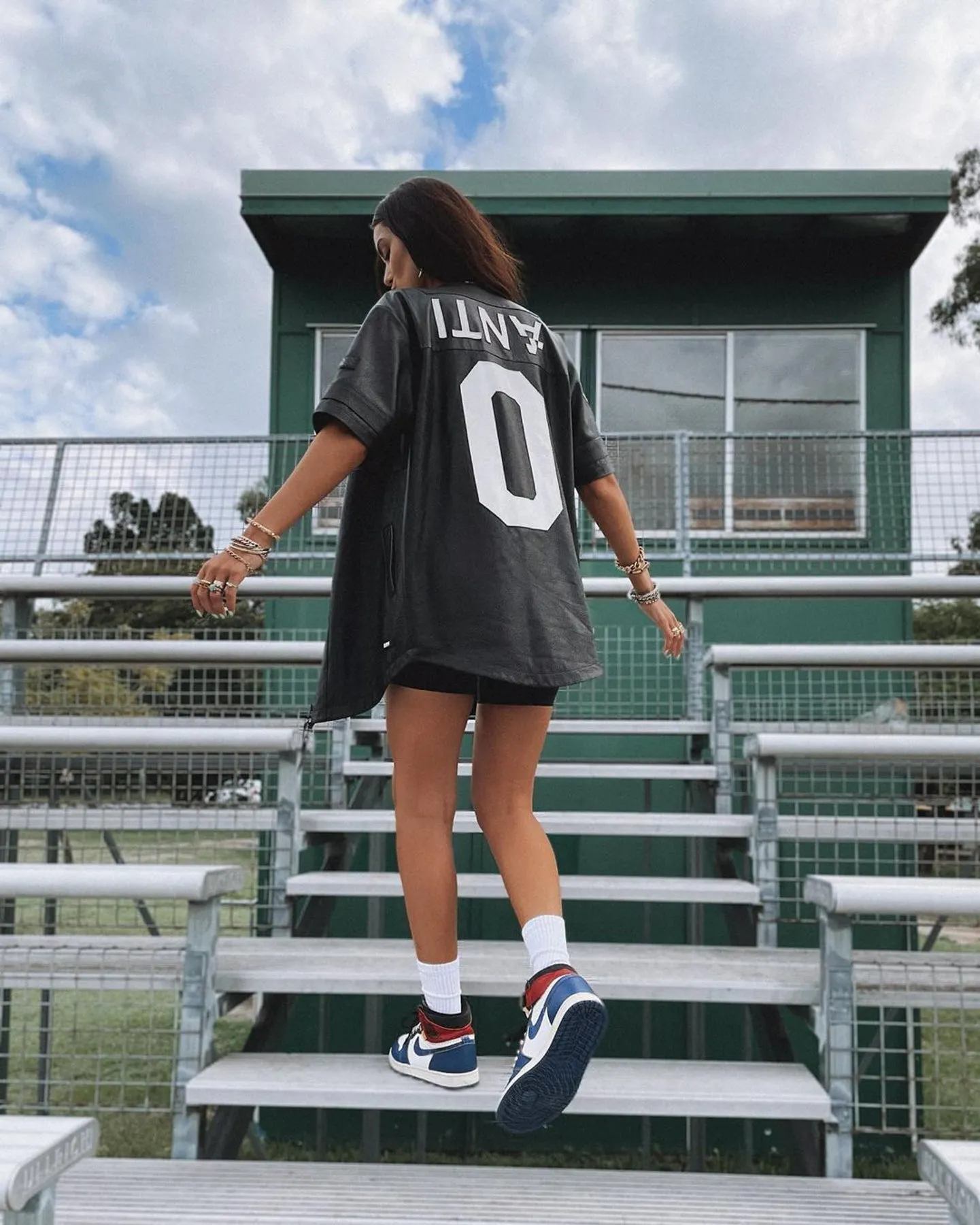 The Anti Order A Town Leather Baseball Jersey Black sold by Culture Kings