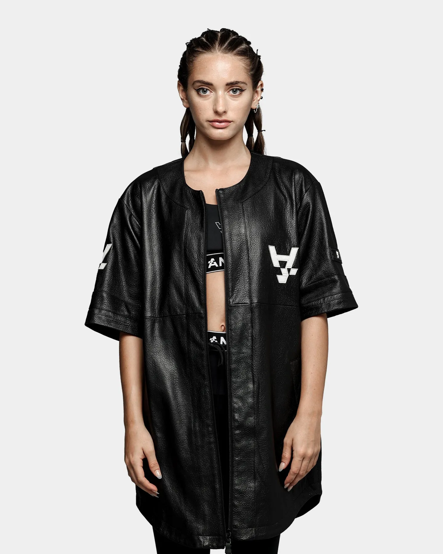 The Anti Order A Town Leather Baseball Jersey Black sold by Culture Kings product image thumbnail 3