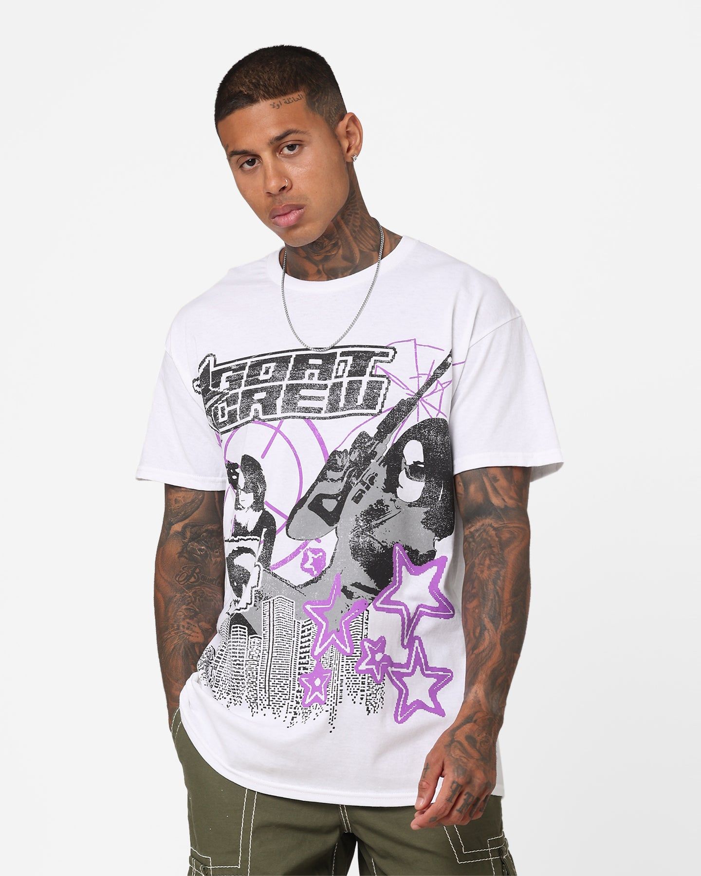 Goat Crew Straight Shot T-Shirt White sold by Culture Kings