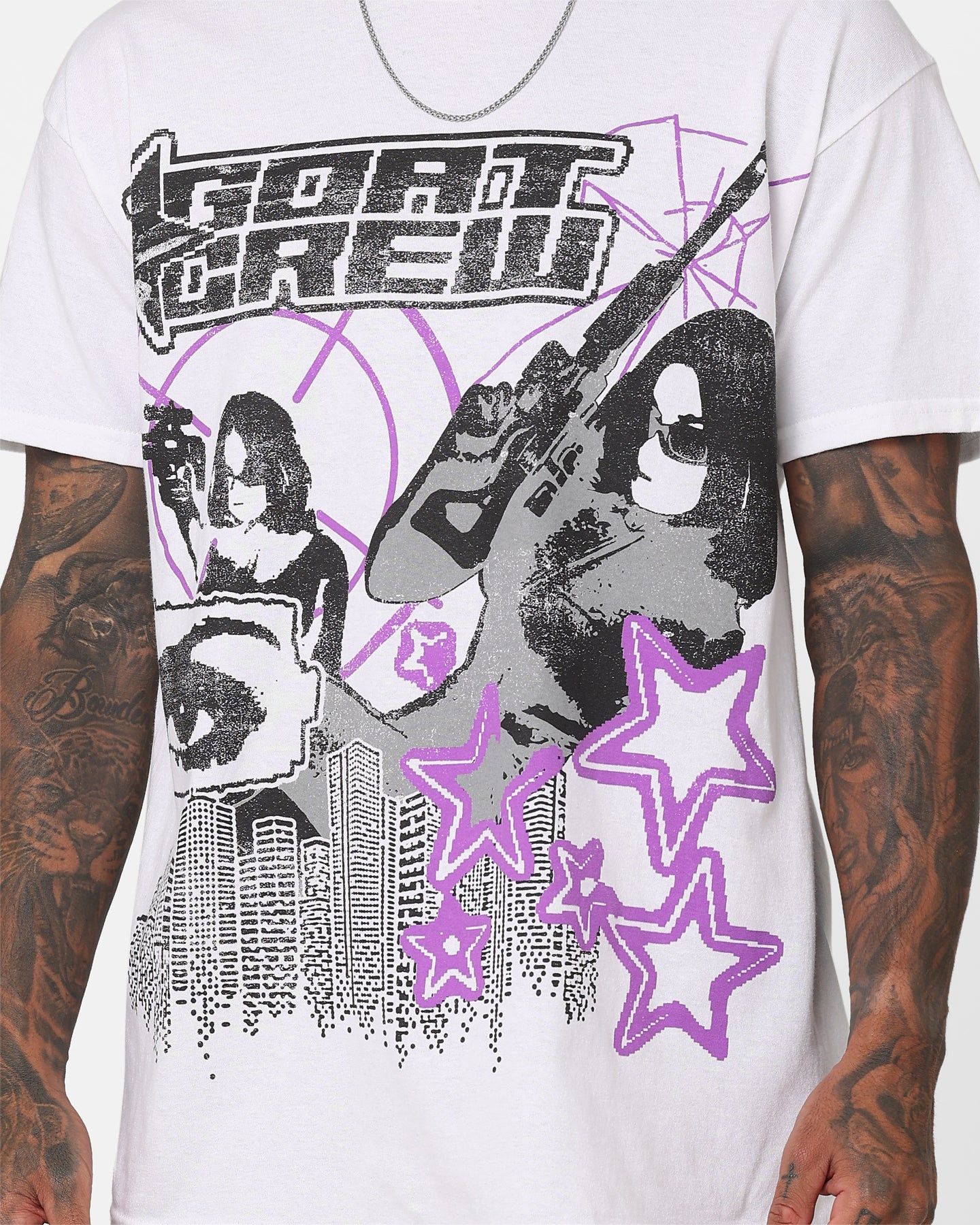 Goat Crew Straight Shot T-Shirt White sold by Culture Kings product image thumbnail 3