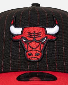 New Era Chicago Bulls '2-Tone Pinstripe' 9FORTY A-Frame Snapback Pinstripe sold by Culture Kings