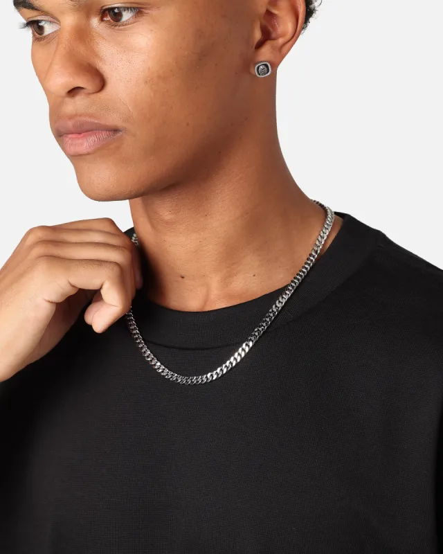 Guess Mainline Link City 21" Diamond Cut 6mm Chain Silver sold by Culture Kings