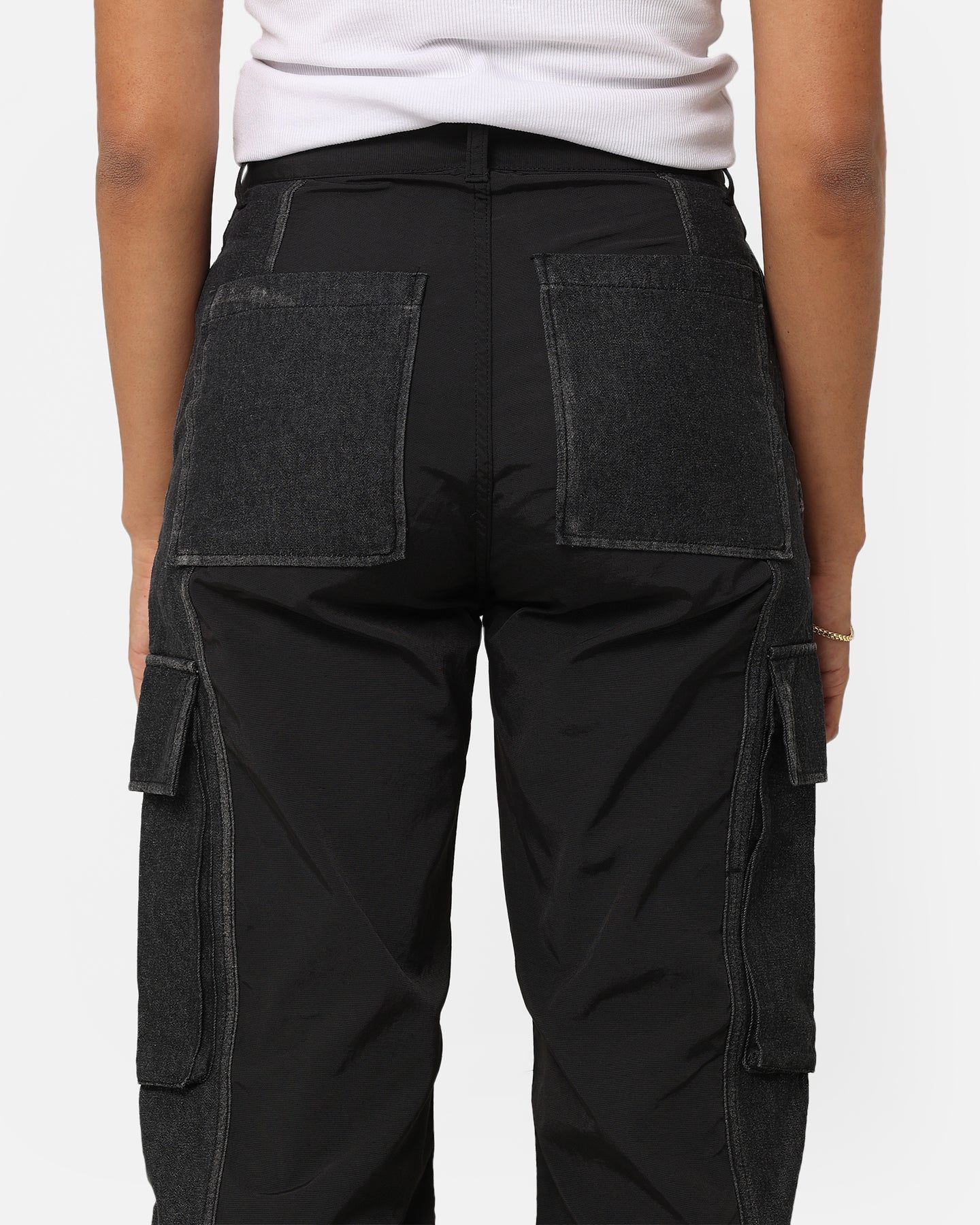 X-Girl Women's Denim Mixed Pants Black sold by Culture Kings product image thumbnail 8