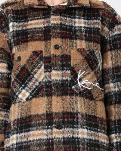Karl Kani Chest Signature Wool Blend Jacket Sand sold by Culture Kings